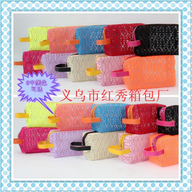 【厂家大量现货批发韩版大容量防水化妆包 透明PVC化妆包 化妆包】价格,厂家,图片,化妆包、化妆箱,义乌市红秀箱包厂-